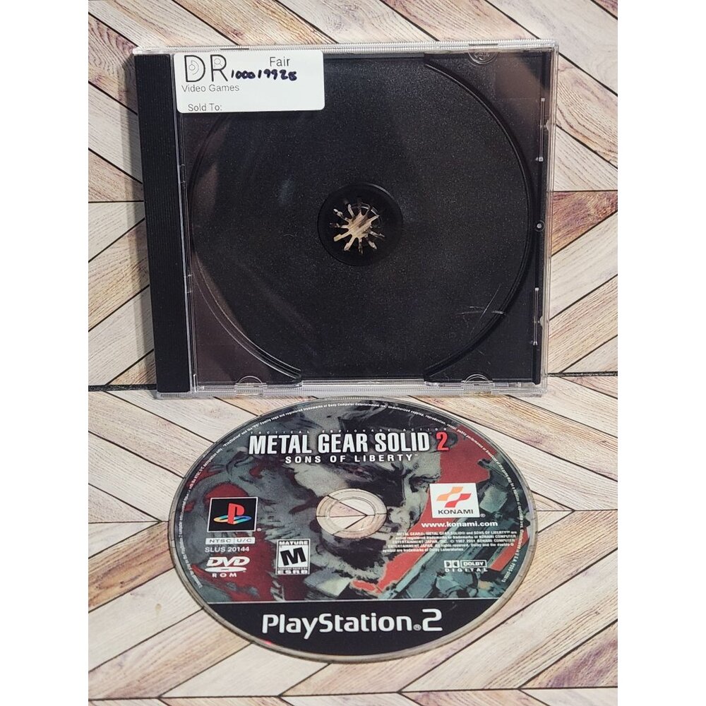 Metal Gear Solid 2 Sons of Liberty for PlayStation 2